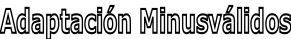 Adaptación Minusválidos